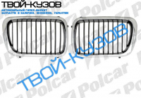 3 E36 96- РЕШЕТКА C ХРОМОМ  левая сторона