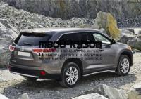 R.5715.004 - ЗАЩИТА ПОРОГОВ d57 (RIVAL) Toyota Highlander (2014-2017)