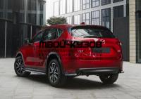 R.3804.004 - ЗАЩИТА ЗАДНЕГО БАМПЕРА d42 уголки (RIVAL) Mazda CX-5 2 (2017-)