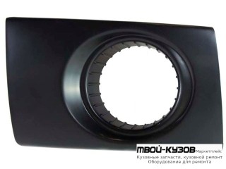 РЕШЕТКА БАМПЕРА ПЕРЕДНИЙ ПРАВАЯ СТОРОНА С ОТВЕРСТИЯМИ ПОД ПРОТИВОТУМАННЫЕ ФАРЫ (КИТАЙ) для Hyundai TUCSON (04.2004-)