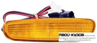 ФОНАРЬ-КАТАФОТ ПРАВАЯ СТОРОНА В БАМПЕР (DEPO) ЖЕЛТ для Volvo S40 / V40 (1996-)
