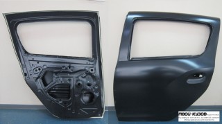 ДВЕРЬ ЗАДНИЙ ЛЕВАЯ СТОРОНА (КИТАЙ) для Renault LOGAN / SANDERO (2014-)