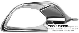 МОЛДИНГ РЕШЕТКИ БАМПЕРА ПРАВАЯ СТОРОНА ХРОМ (ТАЙВАНЬ) для Renault LOGAN / SANDERO (2014-)