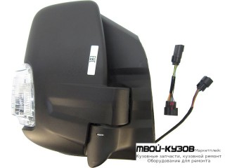 ЗЕРКАЛО ПРАВАЯ СТОРОНА ЭЛЕКТР С ПОДОГРЕВОМ БЕЛ УКАЗАТЕЛЬ ПОВОРОТА (CONVEX) (КИТАЙ) для Ford TRANSIT (2014-)
