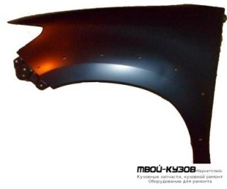 КРЫЛО ПЕРЕДНИЙ ЛЕВАЯ СТОРОНА С ОТВ П/РАСШИРИТ , БЕЗ ОТВ ПОД ПОВТОРИТЕЛЬ (ориг.) для Toyota HILUX (2011-2015)