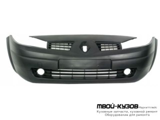 БАМПЕР ПЕРЕДНИЙ В СБОРЕ С МОЛДИНГ РЕШЕТК БЕЗ УСИЛИТ ГРУНТ (ИТАЛИЯ) для Renault MEGANE (2003-2007)