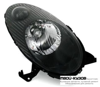 ФАРА ПРАВАЯ СТОРОНА ПОД КОРРЕКТОР ВНУТРИ (DEPO) ЧЁРНЫЙ для Nissan MICRA (2003-)