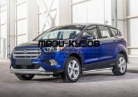 R.1807.002 - ЗАЩИТА ПЕРЕДНЕГО БАМПЕРА d57+d42 (RIVAL) Ford Kuga 2 рестайлинг (2016-)