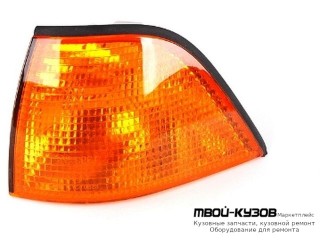 УКАЗ.ПОВОРОТА УГЛОВОЙ ЛЕВАЯ СТОРОНА (КУПЕ) (кабриолет) (DEPO) ЖЕЛТ для BMW E36 (12.1990 - 01.2000)