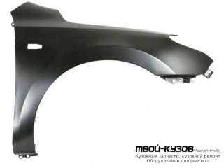 КРЫЛО ПЕРЕДНИЙ ПРАВАЯ СТОРОНА С ОТВ ПОД ПОВТОРИТЕЛЬ (ТАЙВАНЬ) для Hyundai I30 (2007-2011)