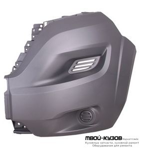 БАМПЕР ПЕРЕДНИЙ ЛЕВАЯ СТОРОНА +/- ОТВ П/ПРОТИВОТУМ (КИТАЙ) для Peugeot BOXER (2014-) / FIAT DUCATO (2014-), Fiat DUCATO (2014-)