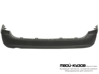 БАМПЕР ЗАДНИЙ С МОЛДИНГ С ЗАГЛУШ П/КРЮК (УНИВЕРСАЛ) ГРУНТ (ИТАЛИЯ) для Ford FOCUS (11.1998 - 10.2001) (11.2001-)