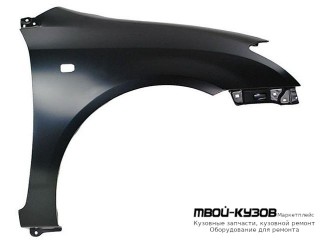КРЫЛО ПЕРЕДНИЙ ПРАВАЯ СТОРОНА (ХЭТЧБЭК) (ТАЙВАНЬ) для Toyota COROLLA DE120 / ZE120 (2002-) ХЭТЧБЭК