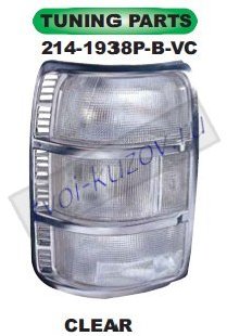 pajero фонарь задний внешний левый+правый (комплект) тюнинг с хром молдинг полностью бел 214-1938P-B-VC