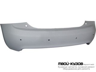 БАМПЕР ЗАДНИЙ С ОТВ ПОД ДАТЧИКИ , ГРУНТ (ТАЙВАНЬ) для Audi A1 (2010-)