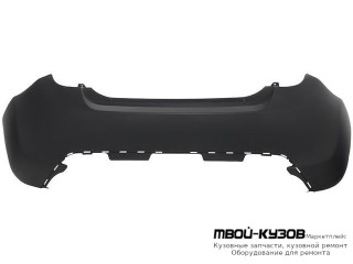 БАМПЕР ЗАДНИЙ БЕЗ ОТВ ПОД ДАТЧИКИ (ТАЙВАНЬ) для Chevrolet SPARK (2010-)
