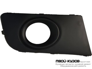 РЕШЕТКА БАМПЕРА ПЕРЕДНИЙ ПРАВАЯ СТОРОНА С ОТВЕРСТИЯМИ ПОД ПРОТИВОТУМАННЫЕ ФАРЫ (АРГЕНТИНА) для Volkswagen AMAROK (2010-)