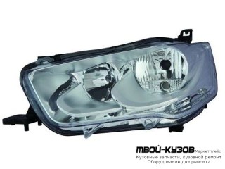 ФАРА ЛЕВАЯ СТОРОНА ПОД КОРРЕКТОР (DEPO) для Citroen C-ELYSEE (2013-)