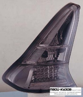 ФОНАРЬ ЗАДНИЙ ВНЕШНИЙ ЛЕВАЯ + ПРАВАЯ (КОМПЛЕКТ) ТЮНИНГ (3 дв) ПРОЗРАЧНЫЙ С ДИОД (SONAR) ПОЛНОСТЬЮ ТОНИР для Citroen C4 (11.2004-) PICASSO (2006-)