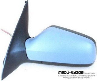 ЗЕРКАЛО ЛЕВАЯ СТОРОНА МЕХАН С ТРОСИК (ASPHERICAL) (ТАЙВАНЬ) для Opel ASTRA (03.1998 - 2003)