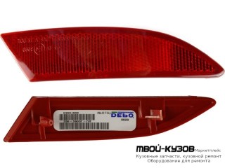 ФОНАРЬ-КАТАФОТ ПРАВАЯ СТОРОНА В ЗАДНИЙ БАМПЕР (DEPO) для Ford FOCUS (2011-2014)