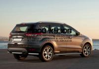 R.1803.013 - ЗАЩИТА ЗАДНЕГО БАМПЕРА d57 уголки (RIVAL) Ford Kuga 2 (2013-2016)