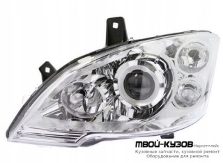 ФАРА ЛЕВАЯ СТОРОНА ЛИНЗОВАННАЯ (БИКСЕНОН) С КОРРЕКТОР (DEPO) для Mercedes VITO (2003-)