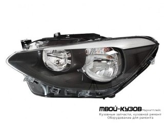 ФАРА ЛЕВАЯ СТОРОНА С КОРРЕКТОР ВНУТРИ ЧЁРНЫЙ (DEPO) для BMW F20 / F21 1 series (2011-)