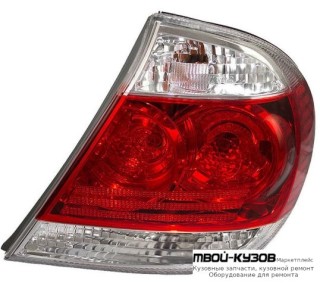 ФОНАРЬ ЗАДНИЙ ВНЕШНИЙ ПРАВАЯ СТОРОНА (DEPO) КРАСНЫЙ-БЕЛ для Toyota CAMRY V30 (10.2001-)