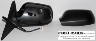 ЗЕРКАЛО ЛЕВАЯ СТОРОНА ЭЛЕКТР С ПОДОГРЕВОМ , АВТОСКЛАДЫВ (CONVEX) ГРУНТ (ТАЙВАНЬ) для Mazda 6 (2002-2007)