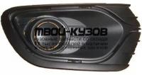 RNLOG14-192-R - РЕШЕТКА ПЕРЕДНЕГО БАМПЕРА ПРАВАЯ (ТАЙВАНЬ) Renault Logan 2 (2014-)