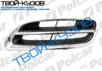 MICRA 98- РЕШЕТКА РАДИАТОРА ЛЕВАЯ ХРОМ/ЧЕРНАЯ