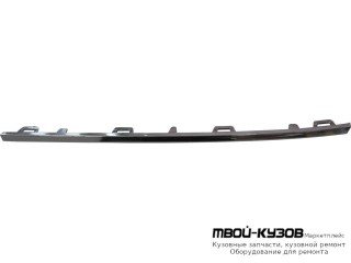 МОЛДИНГ РЕШЕТКИ РАДИАТОРА ПРАВАЯ СТОРОНА ВЕРХН ХРОМ (АРГЕНТИНА) для Volkswagen AMAROK (2010-)