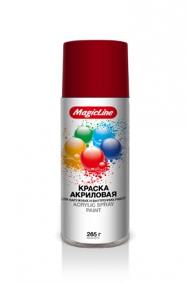 Краска красная насыщенная (265г)RAL3002