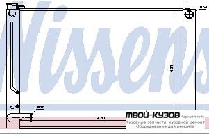 РАДИАТОР ОХЛАЖДЕНИЯ AT 3 3.3 (см.каталог) для Lexus RX 300 (02.2003 - 12.2008)