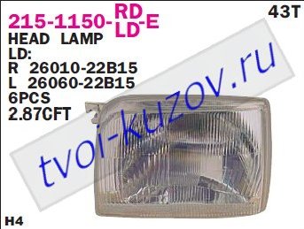micra фара правая 215-1150R-LD-E
