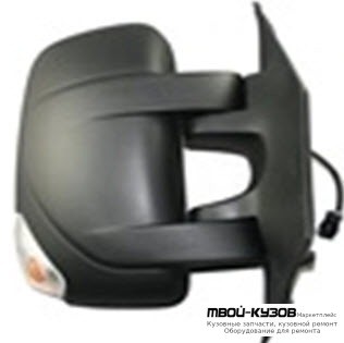 ЗЕРКАЛО ПРАВАЯ СТОРОНА ЭЛЕКТР , С ПОДОГРЕВОМ , УКАЗАТЕЛЬ ПОВОРОТА , ТЕМПЕР ДАТЧИК , 9 КОНТ , (CONVEX) (ТАЙВАНЬ) для Renault MASTER (2010-)