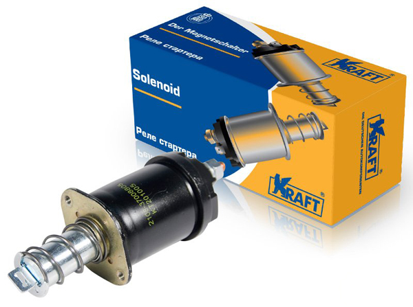 Реле стартера ВАЗ-2108 (втягивающее) н/о (KRAFT) КТ-201005