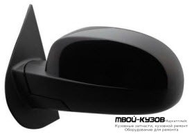 ЗЕРКАЛО ЛЕВАЯ СТОРОНА ЭЛЕКТР С ПОДОГРЕВОМ АВТОСКЛАДЫВ СИГНАЛ СЛЕПЫХ ЗОН ПАМЯТЬЮ ПОДСВЕТ (Тайвань) ГРУНТ для Cadillac ESCALADE (2007-), Chevrolet YUKON / SUBURBAN / TAHOE / AVALANCHE (2007-2011)