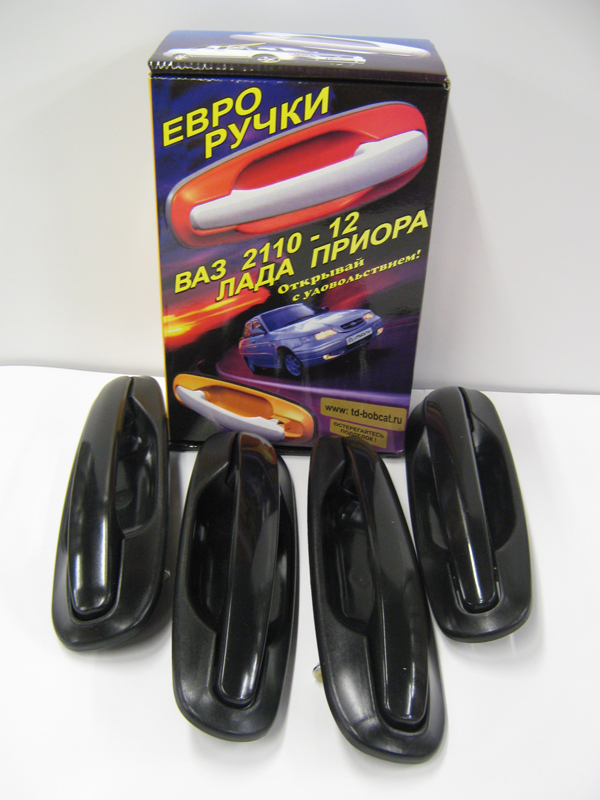 Ручки дверей наружные ВАЗ-2110 ЕВРО 4шт. (РЫСЬ)