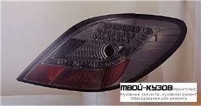 ФОНАРЬ ЗАДНИЙ ВНЕШНИЙ ЛЕВАЯ + ПРАВАЯ (КОМПЛЕКТ) ТЮНИНГ ХРУСТАЛ С ДИОД (SONAR) ТОНИР для Peugeot 207 (2005-)
