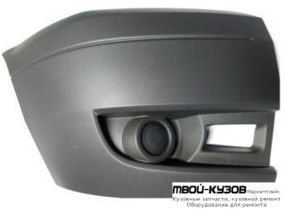 БАМПЕР ПЕРЕДНИЙ ПРАВАЯ СТОРОНА БЕЗ ОТВЕРСТИЙ ПОД ПРОТИВОТУМАННЫЕ ФАРЫ (ТАЙВАНЬ) для Ford TRANSIT (2006-)