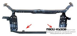 СУППОРТ РАДИАТОРА 1.6 (ТАЙВАНЬ) для Nissan QASHQAI (2007-)