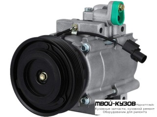 КОМПРЕССОР КОНДИЦИОНЕРА 2.7 (см.каталог) (AVA) для Hyundai SANTA FE (2001-2006) / CLASSIC TAGAZ (2008-)