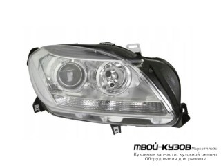 ФАРА ПРАВАЯ СТОРОНА ЛИНЗОВАННАЯ С КОРРЕКТОР (DEPO) для Mercedes W166 (ML) (2012-)