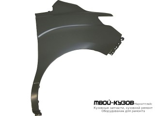 КРЫЛО ПЕРЕДНИЙ ПРАВАЯ СТОРОНА БЕЗ ОТВ ПОД ПОВТОРИТЕЛЬ (КИТАЙ) для Hyundai STAREX (H1) (2008-)