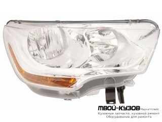ФАРА ПРАВАЯ СТОРОНА С КОРРЕКТОР (DEPO) для Citroen C4 (2010-) PICASSO (2010-)