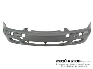 БАМПЕР ПЕРЕДНИЙ БЕЗ ОТВ П/ОМЫВАТЕЛЬ ФАР ГРУНТ (ТАЙВАНЬ) для Mercedes W220 (10.1998-)