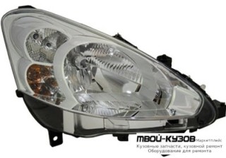 ФАРА ПРАВАЯ СТОРОНА С КОРРЕКТОР (DEPO) для Peugeot PARTNER (2008-2015)