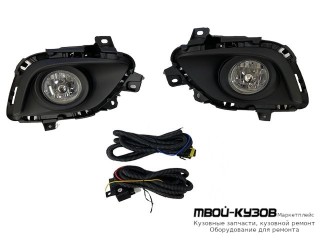 ФАРА ПРОТИВОТУМАННАЯ ЛЕВАЯ + ПРАВАЯ (КОМПЛЕКТ) С РЕШЕТК БАМПЕРА , ПРОВОДК И КНОПКОЙ для Mazda 6 (2013-)